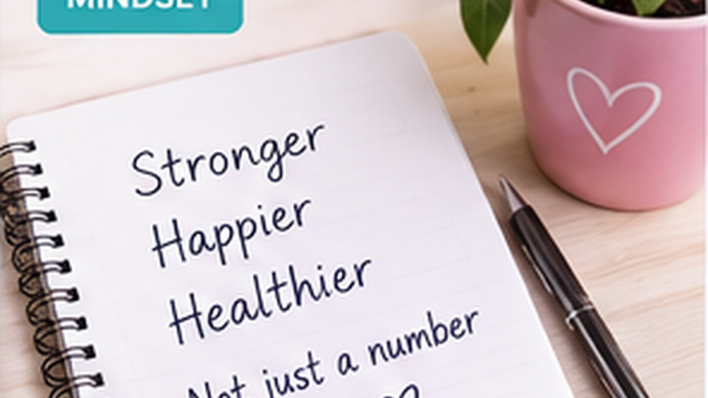 Plus-size woman enjoying fitness progress without focusing on scales.