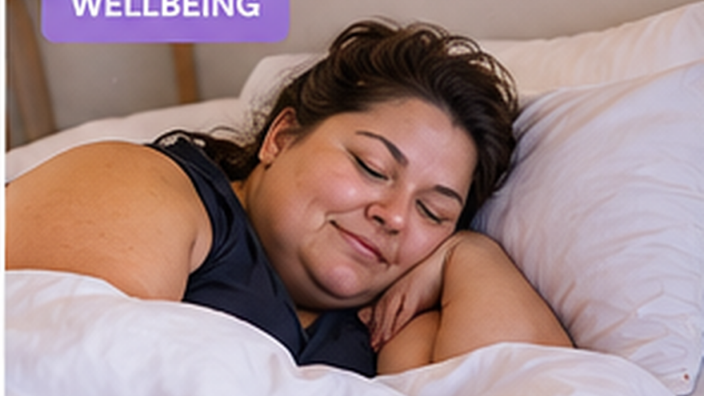 Plus-size woman resting comfortably after exercise.